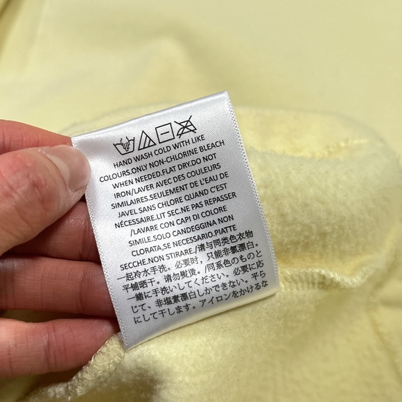 Essentials Fear of God Relaxed Oversized Hoodie Canary Yellow Mens Medium - Picture 8 of 9